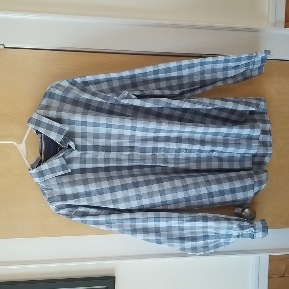 EUC Mens Slim Fit Long Sleeve Button Down Shirt